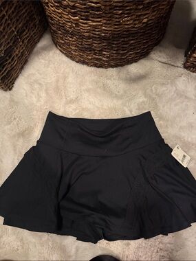 Free People Black Mini Skirt